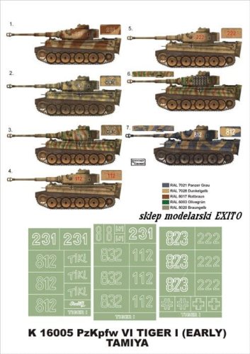 Go to product MONTEX K16005 - 1:16 Pz.Kpfw. VI Tiger I Early