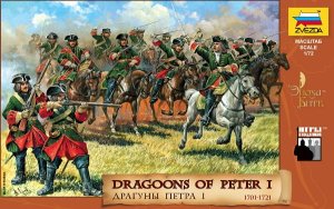 ZVEZDA 8072 - 1:72 Dragoons of Peter the Great
