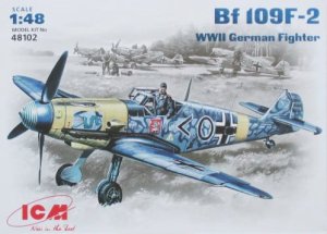ICM 48102 - 1:48 Bf 109F-2 WWII German Fighter