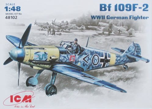 Go to product ICM 48102 - 1:48 Bf 109F-2 WWII German Fighter
