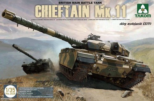 Go to product TAKOM 2026 - 1:35 Chieftain Mk.11 British Main Battle Tank