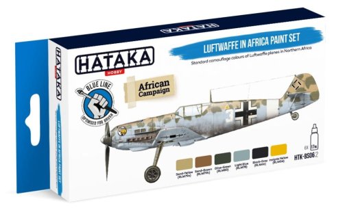 Go to product HATAKA BS06.2 - Luftwaffe in Africa paint set
