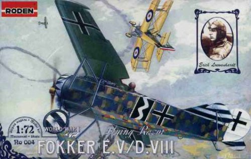 Go to product RODEN 004 - 1:72 Fokker E.V/D.VIII