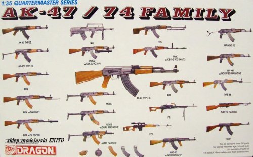 Go to product DRAGON 3802 - 1:35 AK-47 / 74 Family