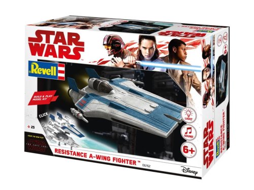 Go to product REVELL 06762 - 1:44 Star Wars Resistance A-Wing Fighter Blue