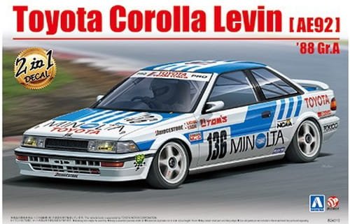 Go to product BEEMAX B24010 - 1:24 Toyota Corolla Levin (AE92) 88 Gr.A