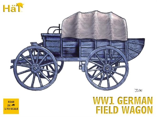 Go to product HAT 8260 - 1:72 WWI German Field Wagon