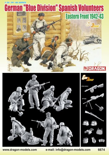 Go to product DRAGON 6674 - 1:35 German "Blue Division" Spanish Volunteers Eastern Front