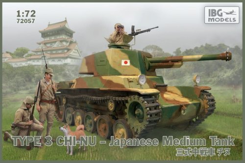 Go to product IBG 72057 - 1:72 Type3 Chi-Nu Japanese Medium Tank