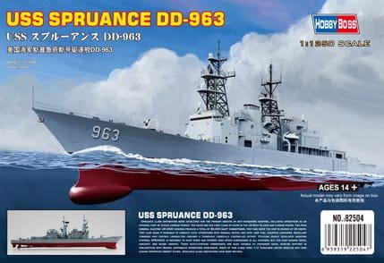 Go to product HOBBY BOSS 82504 - 1:1250 USS Spruance DD-963