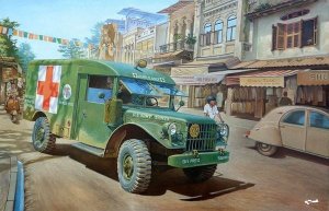 RODEN 811 - 1:35 M43 US 3/4 ton 4x4 ambulance