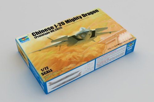 Go to product TRUMPETER 01665 - 1:72 Chinese J-20 Mighty Dragon ( Prototype NO.2011)