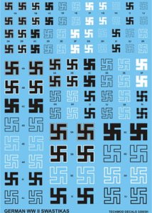 TECHMOD 32003 - 1:32 German assorted swastikas