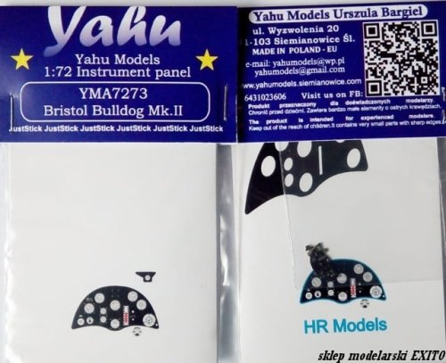 Go to product YAHU YMA7273 - 1:72 Bristol Bulldog - Instrument Panel