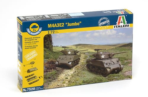 Go to product ITALERI 7520 - 1:72 M4A3E2 Sherman Jumbo