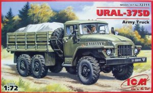 ICM 72711 - 1:72 Ural 375D , Army Truck