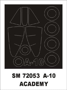 Go to product MONTEX SM72053 - 1:72 A-10 Thunderbolt