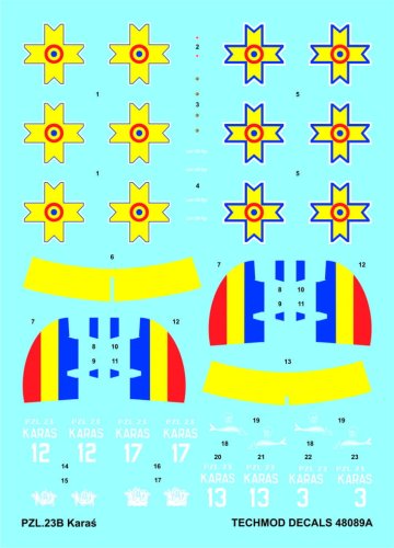 Go to product TECHMOD 48089 - 1:48 PZL.23B Karaś