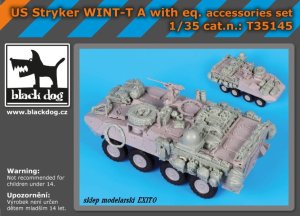 BLACK DOG T35145 - 1:35 US Stryker WINT-T A with equipment accessories set