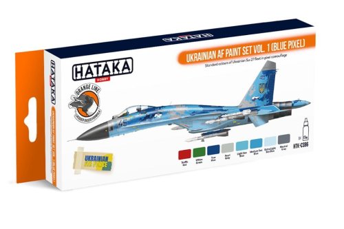Go to product HATAKA CS96 - Ukrainian AF vol.1 Blue Pixel paint set