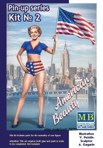 MASTER BOX 24002 - 1:24 Pin-up series Kit No.2 Betty