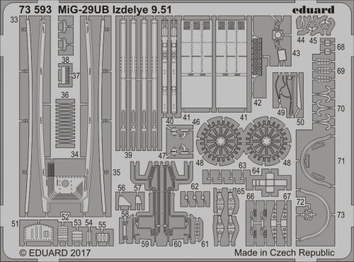 Go to product EDUARD 73593 - 1:72 MiG-29UB Izdelye 9.51