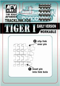 AFV CLUB 48004 - 1:48 Track for Tiger I early version