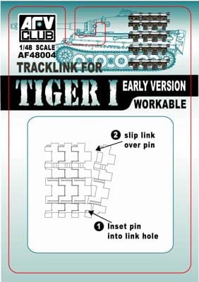 Go to product AFV CLUB 48004 - 1:48 Track for Tiger I early version