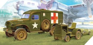 ACADEMY 13403 - 1:72 U.S. Ambulance & Towing Tractor