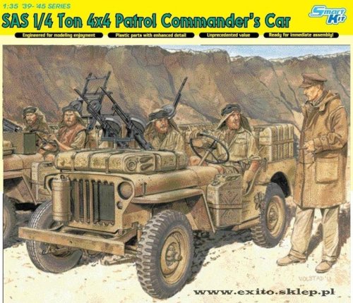 Go to product DRAGON 6724 - 1:35 SAS 1/4 Ton 4x4 Patrol Commanders Car