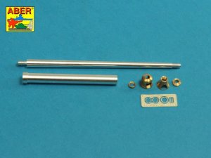 Aber 35L-247 - 1:35 8,8cm Kw.K 43/3 L/71 metal gun barrel for Tiger II with Porsche turret early production