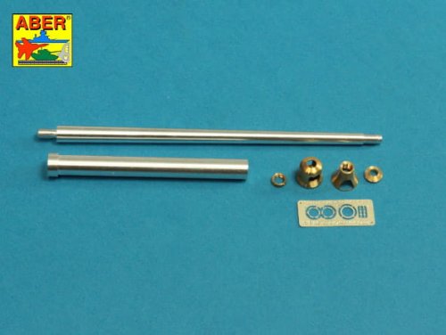 Go to product Aber 35L-247 - 1:35 8,8cm Kw.K 43/3 L/71 metal gun barrel for Tiger II with Porsche turret early production