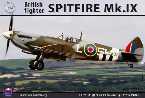 Go to product ARK MODELS 48008 - 1:48 Spitfire Mk.IX (2 kits)