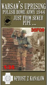 TORO MODEL 35F09 - 1:35 Warsaw's Uprising - Just from sewer pipe Polish Home Army 1944
