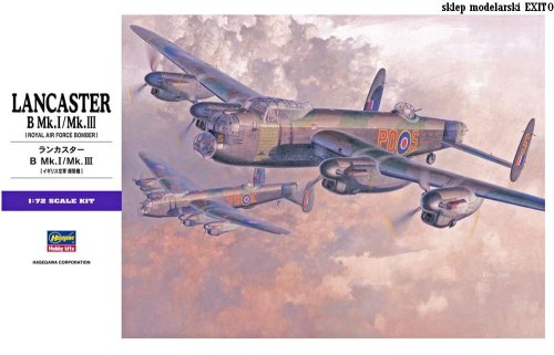 Go to product HASEGAWA E23 - 1:72  Lancaster B Mk.I / Mk.III