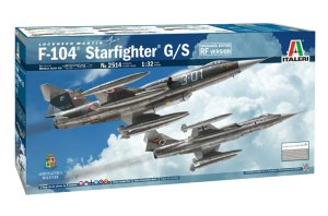 ITALERI 2514 - 1:32 F-104 Starfighter G/S - Upgraded Edition RF version