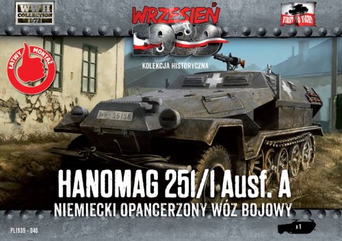 Go to product FIRST TO FIGHT 040 - September 1939 - 1:72 Hanomag 251/1 Ausf.A