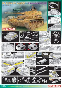 DRAGON 6330 - 1:35 Pz.Kpfw. IV ausf.D mit 7.5cm Kw.K.40 L/43
