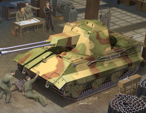 Go to product TRUMPETER 01537 - 1:35 German E-50 Flakpanzer