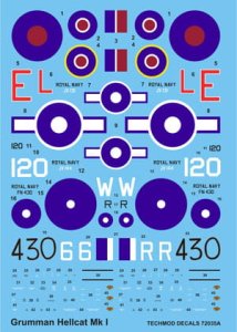 TECHMOD 72035 - 1:72 Grumman Hellcat Mk.I