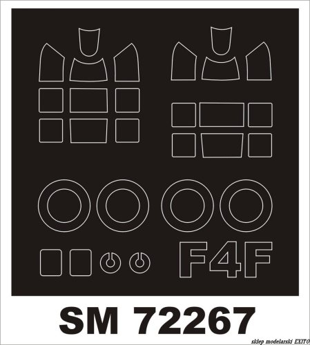 Go to product MONTEX SM72267 - 1:72 F4F-4 Wildcat