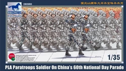 Go to product BRONCO CB 35063 - 1:35 PLA Paratroops Soldier on National Day Parade