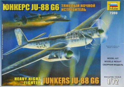 Go to product ZVEZDA 7269 - 1:72 Junkers Ju-88G6