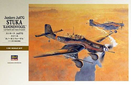 Go to product HASEGAWA ST25 - 1:32 Junkers Ju 87G Stuka Kannonenvogel