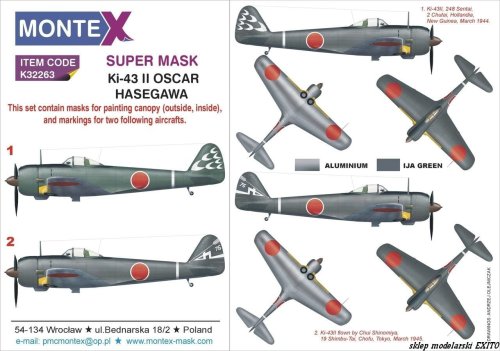 Go to product MONTEX K32263 - 1:32 Ki-43II Oscar