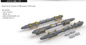 EDUARD 672119 - 1:72 MER pylons