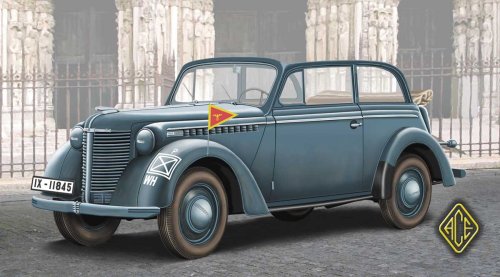 Go to product ACE 72507 - 1:72 Olympia Staff Car Cabrio (2 door cabrio)