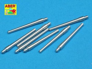 ABER 1:350L-31  - 1:350 Set of 8 pcs 381mm (15in) L42 Mk.I short barrels for Hood, Repulse, Queen Elisabeth, Vanguard