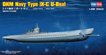 Go to product HOBBY BOSS 83508 - 1:350 German Navy Type lX-C U-Boat