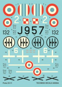 TECHMOD 48086 - 1:48 Potez 63-11 w/mask